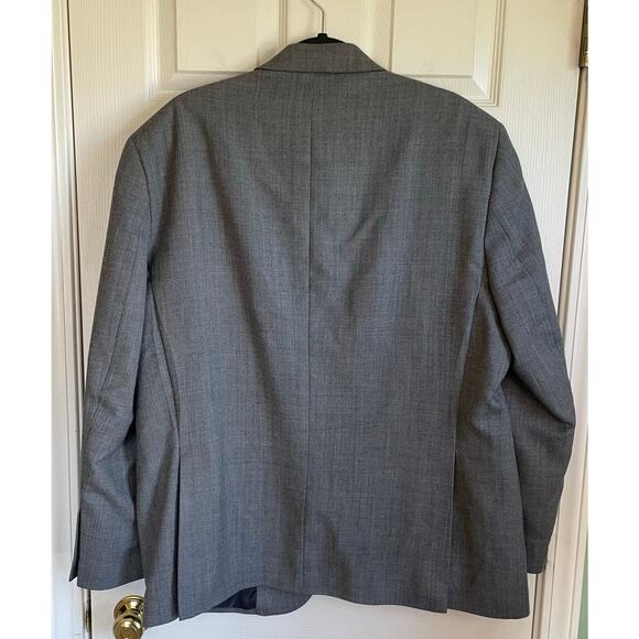 Jos. A. Bank 100% Wool Blazer Sport Coat Traveler Tailored Fit Gray Sz 46R - Picture 3 of 13